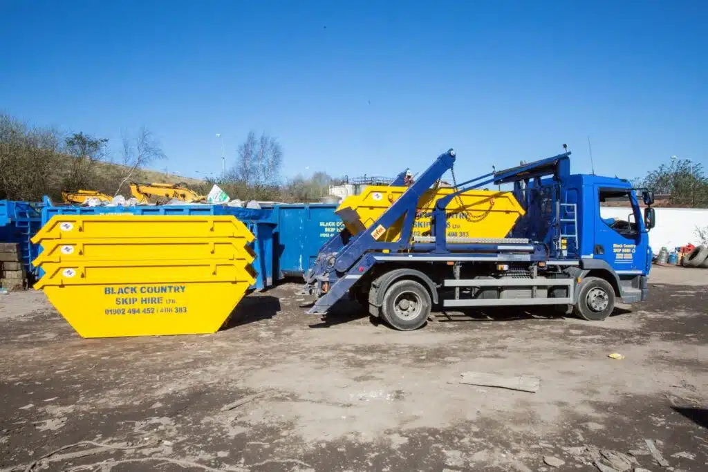 skip truck large