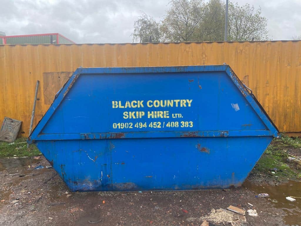 Enclosed Skips for Hire in Bilston & Wolverhampton | Black Country Skip ...